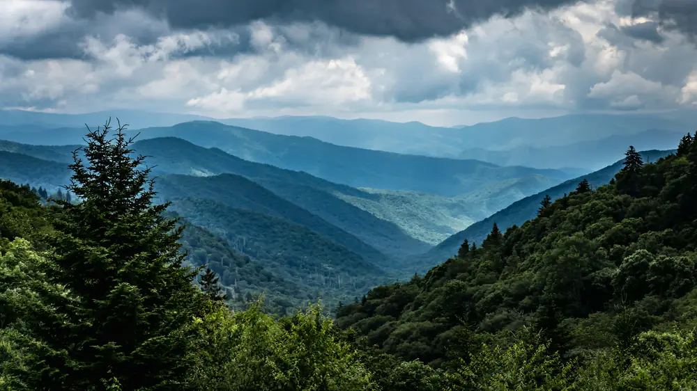 Layered ridges of the Great Smoky Mountains